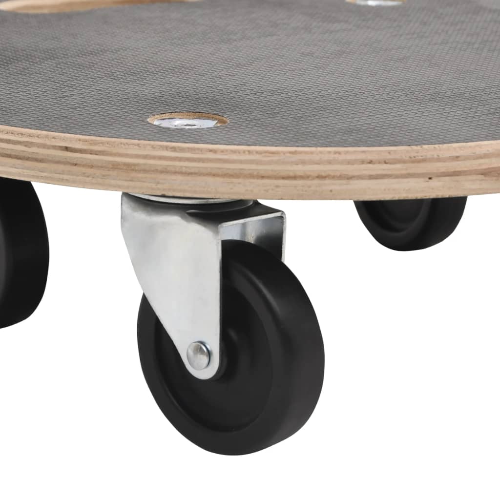 Transportroller 2 Stk. Rund Ø38X11,5 Cm 250 Kg