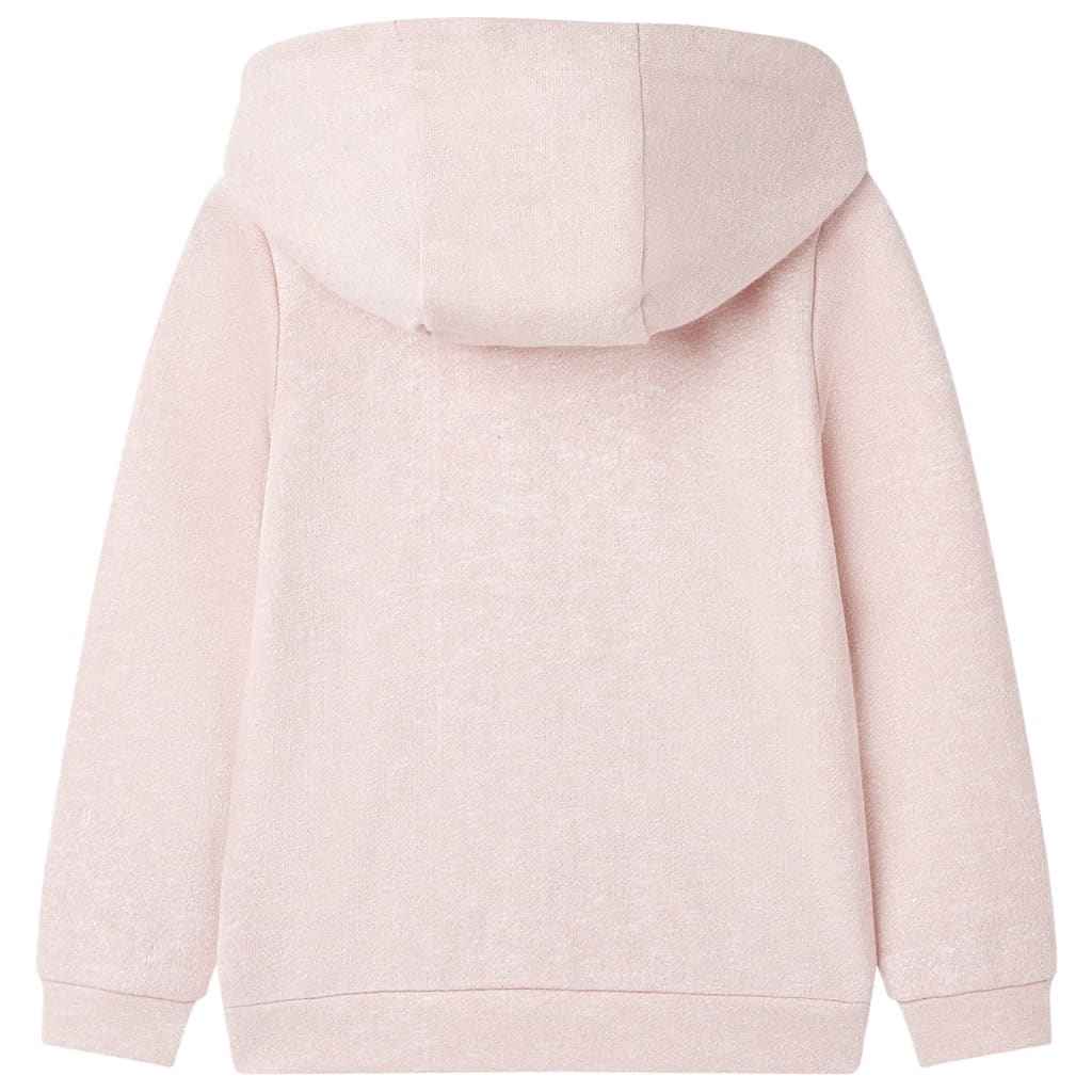 Kinder-Kapuzenpullover Mit Reißverschluss Hell 104