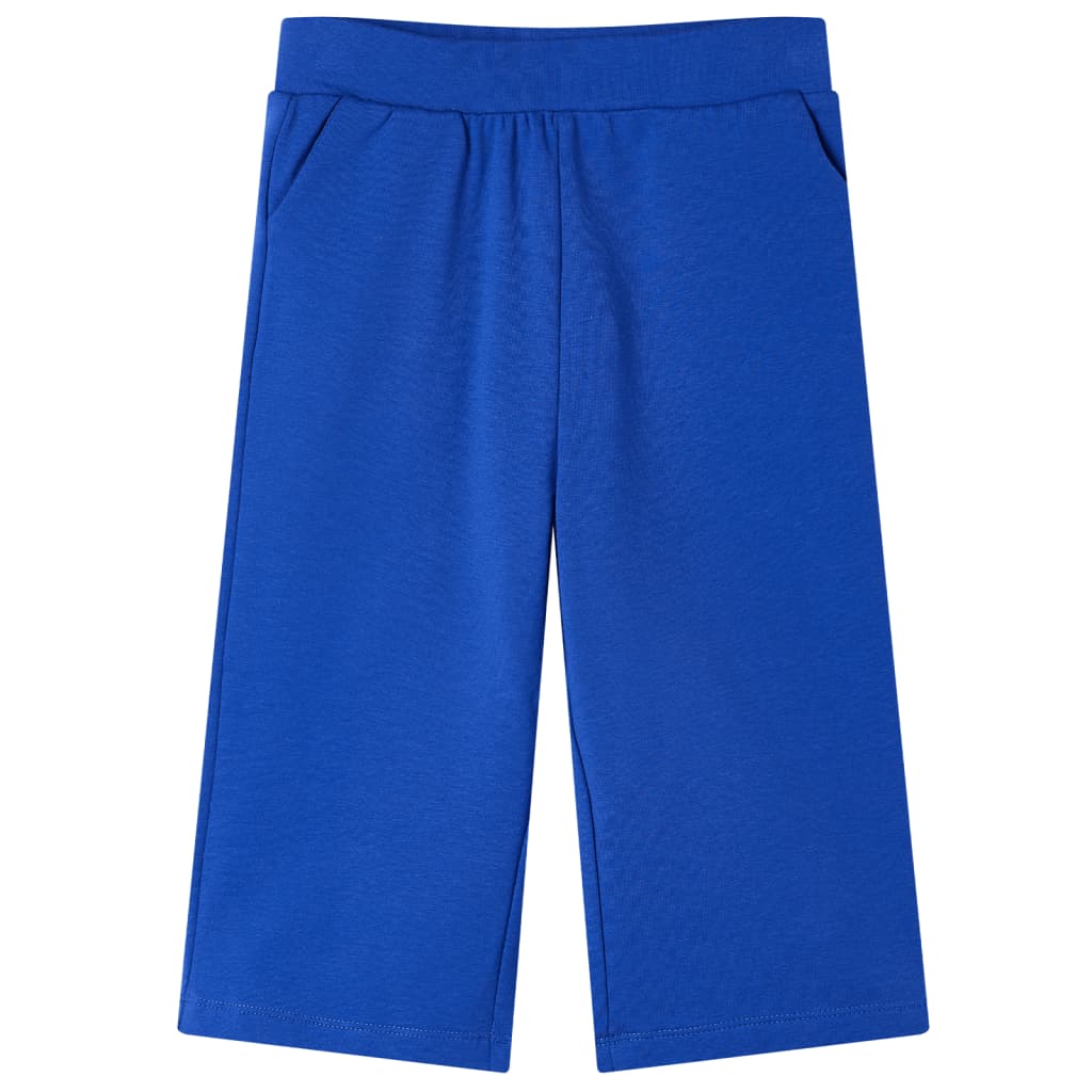 Kinderhose Mit Weiten Beinen Kobalt 140