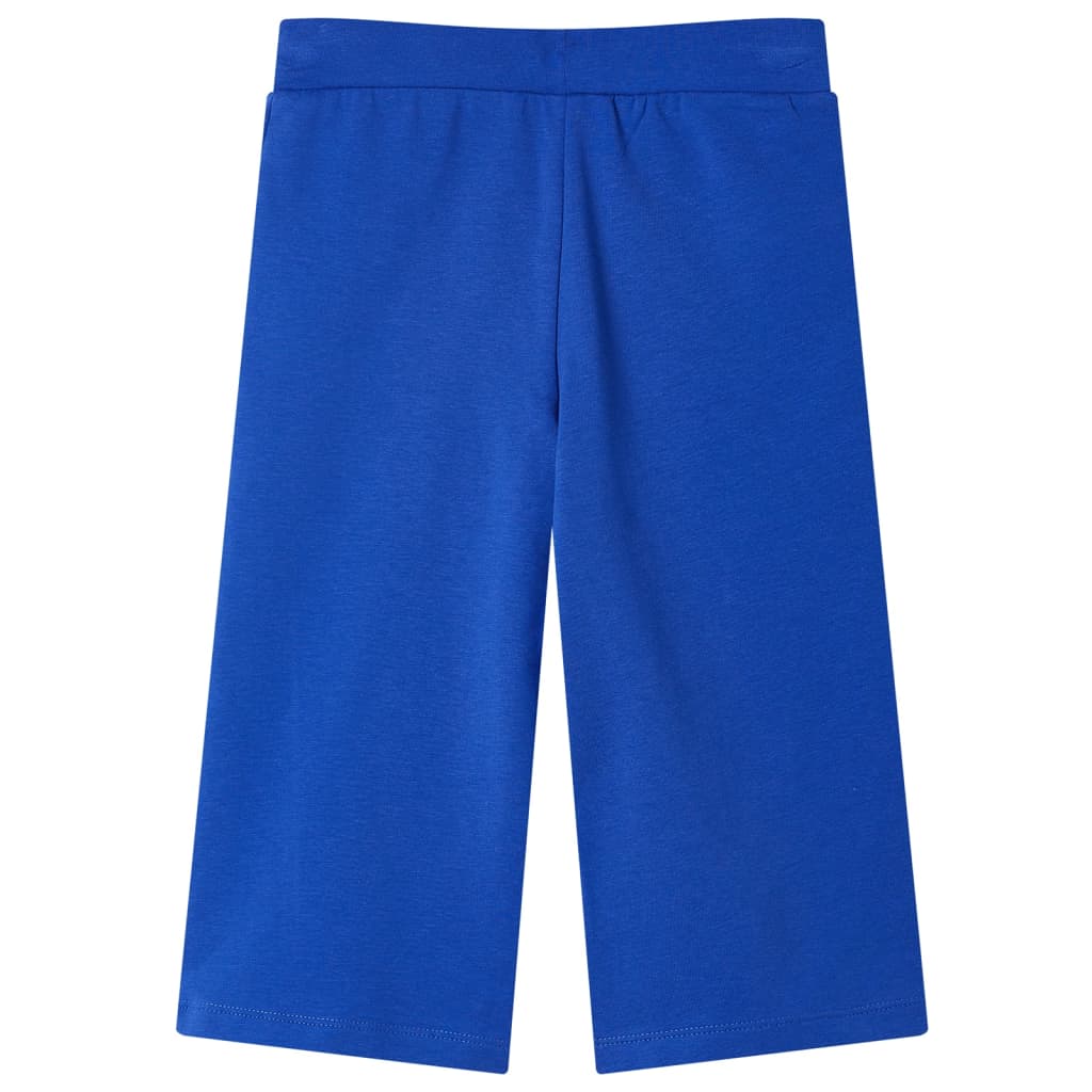 Kinderhose Mit Weiten Beinen Kobalt 140