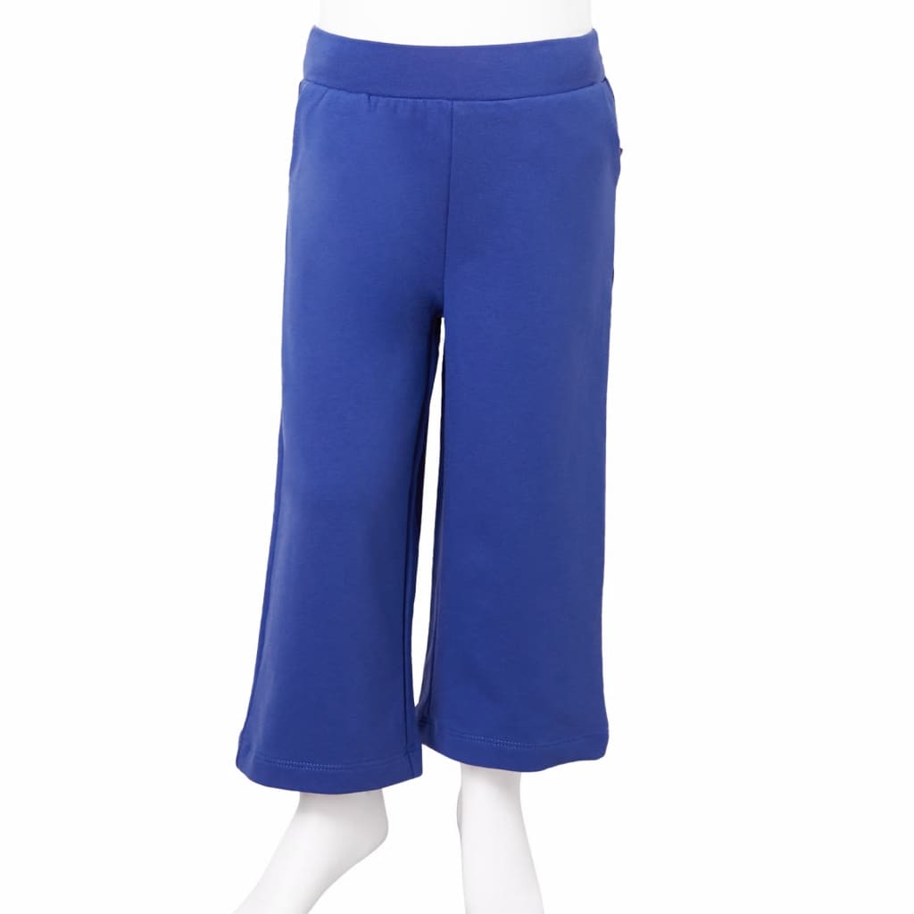 Kinderhose Mit Weiten Beinen Kobalt 140