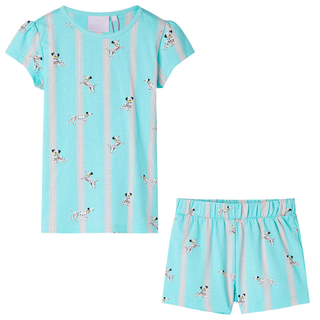 Kinderpyjama Mit Kurzen Ärmeln Ecru 116