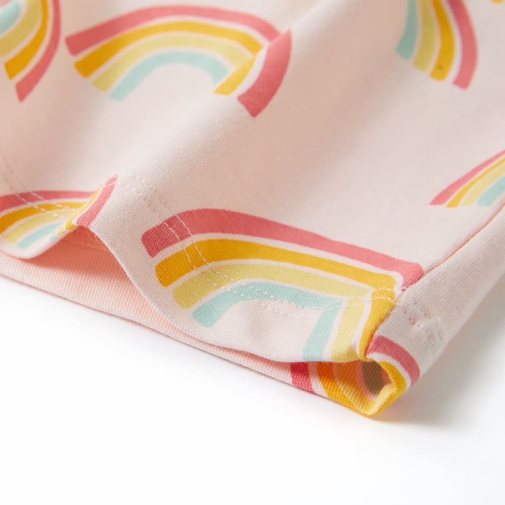 Kinderpyjama Mit Kurzen Ärmeln Zartrosa 92