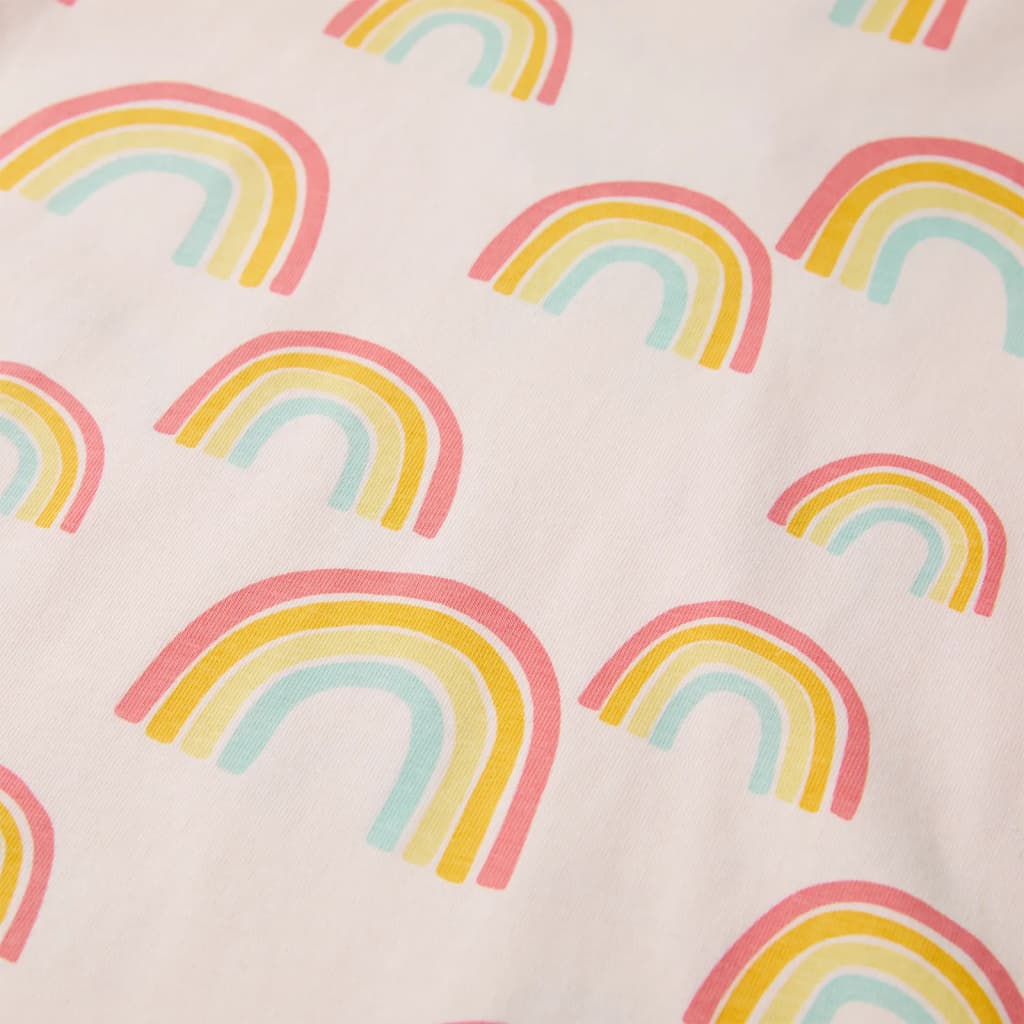 Kinderpyjama Mit Kurzen Ärmeln Zartrosa 92