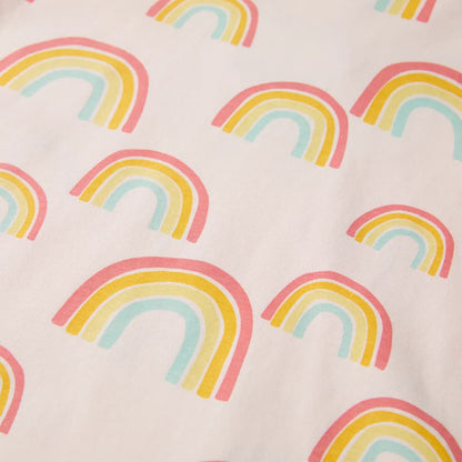 Kinderpyjama Mit Kurzen Ärmeln Zartrosa 92