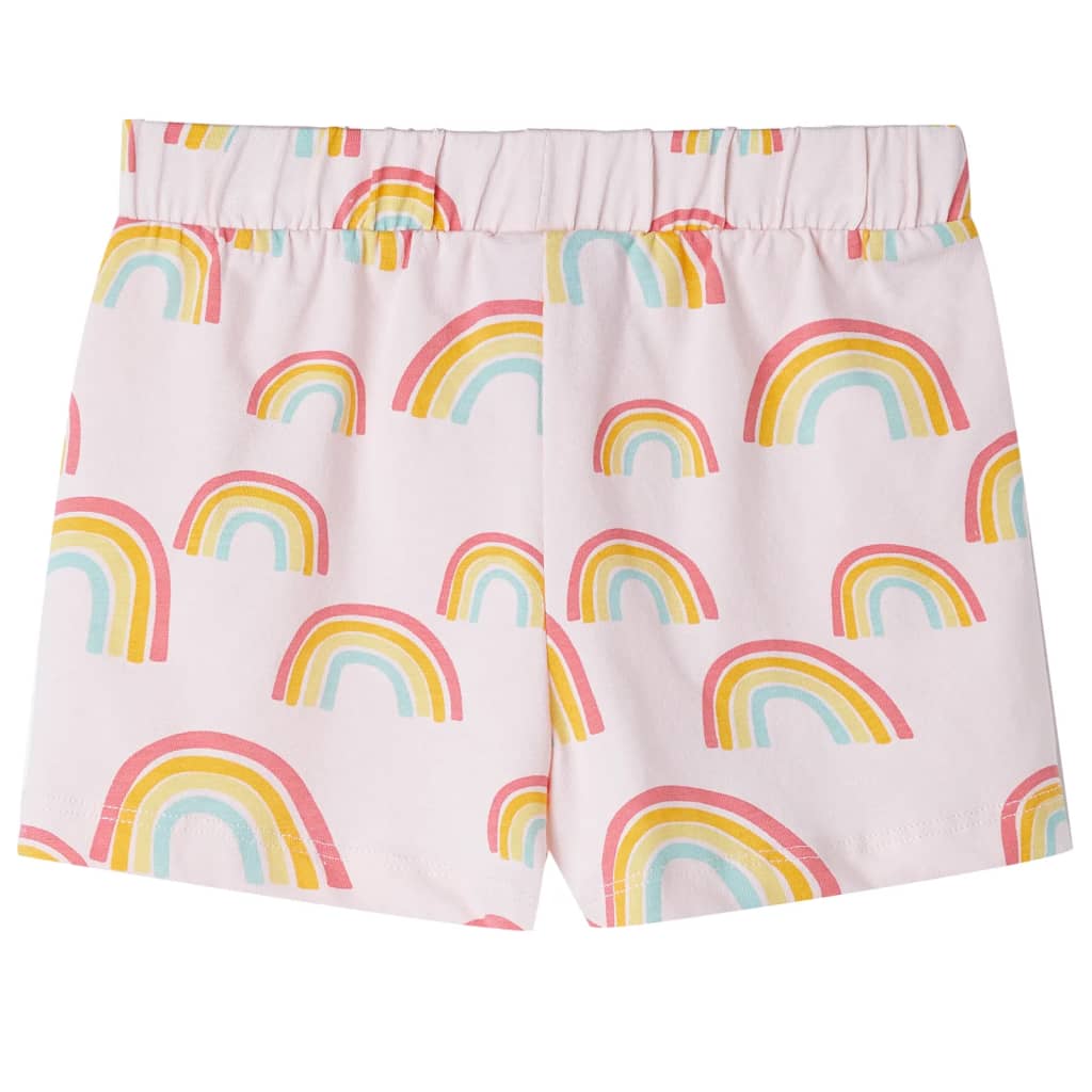 Kinderpyjama Mit Kurzen Ärmeln Zartrosa 92