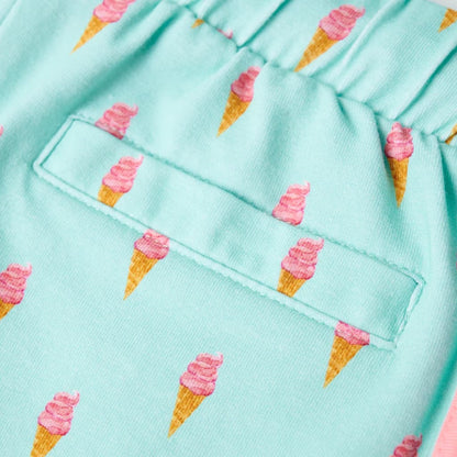 Kindershorts Mit Kordelzug Helles Minzgrün 116