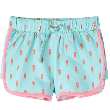 Kindershorts Mit Kordelzug Helles Minzgrün 116