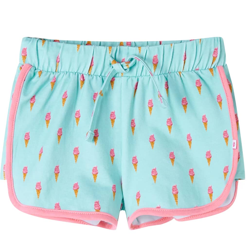 Kindershorts Mit Kordelzug Helles Minzgrün 116