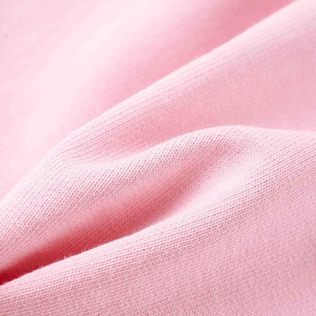 Kinder-Kapuzenpullover Mit Reißverschluss Hellrosa 128