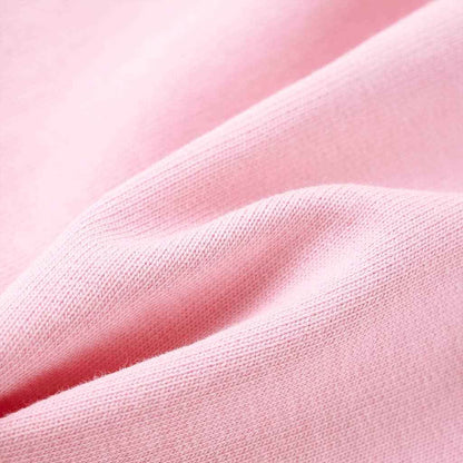 Kinder-Kapuzenpullover Mit Reißverschluss Hellrosa 128