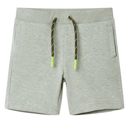 Kindershorts Mit Kordelzug Hell Melange 104