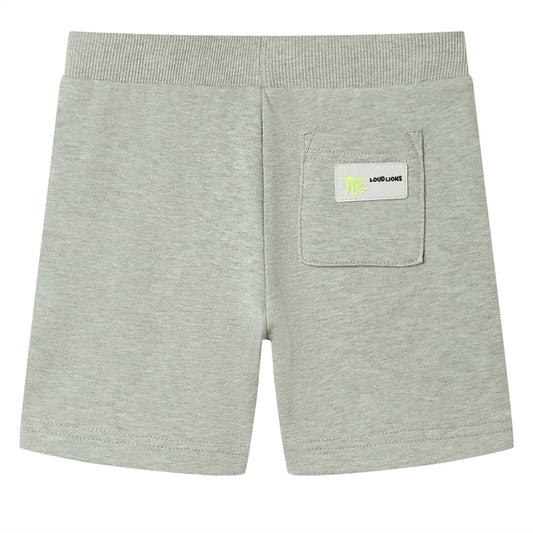 Kindershorts Mit Kordelzug Hell Melange 104