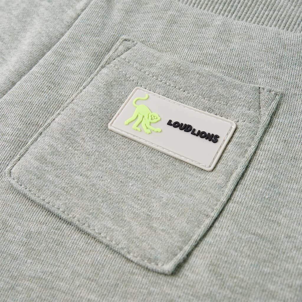 Kindershorts Mit Kordelzug Hell Melange 104