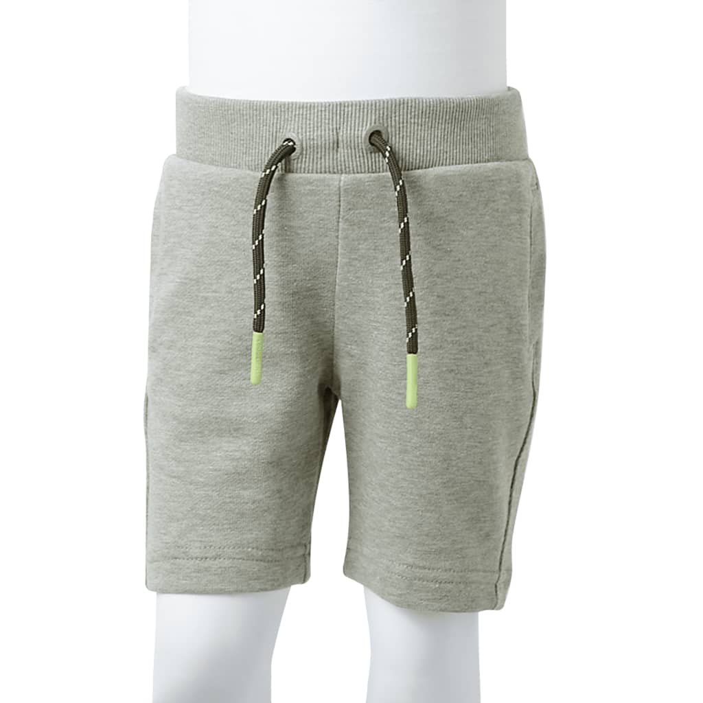 Kindershorts Mit Kordelzug Hell Melange 104