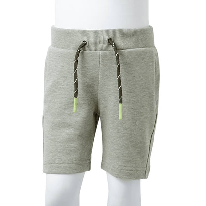 Kindershorts Mit Kordelzug Hell Melange 104