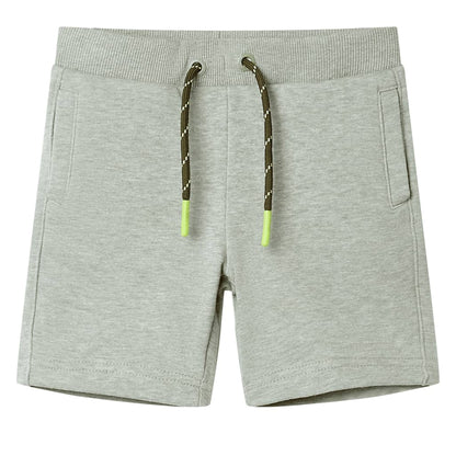 Kindershorts Mit Kordelzug Hell Melange 104