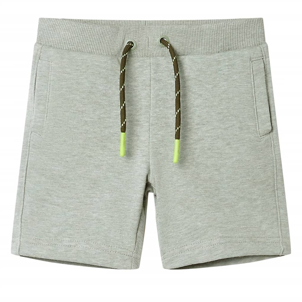 Kindershorts Mit Kordelzug Hell Melange 104