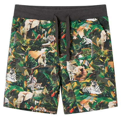 Kindershorts Mit Kordelzug Petrolblau 128