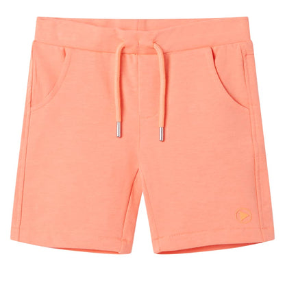 Kindershorts Mit Kordelzug Neonorange 140