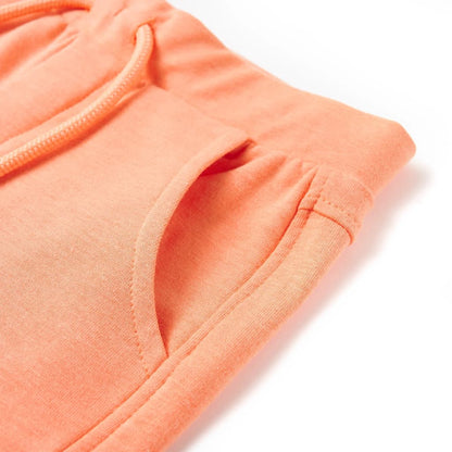 Kindershorts Mit Kordelzug Neonorange 140