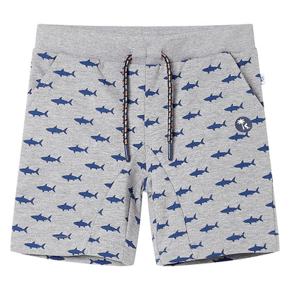 Kindershorts Mit Kordelzug Hellkhaki Melange 116