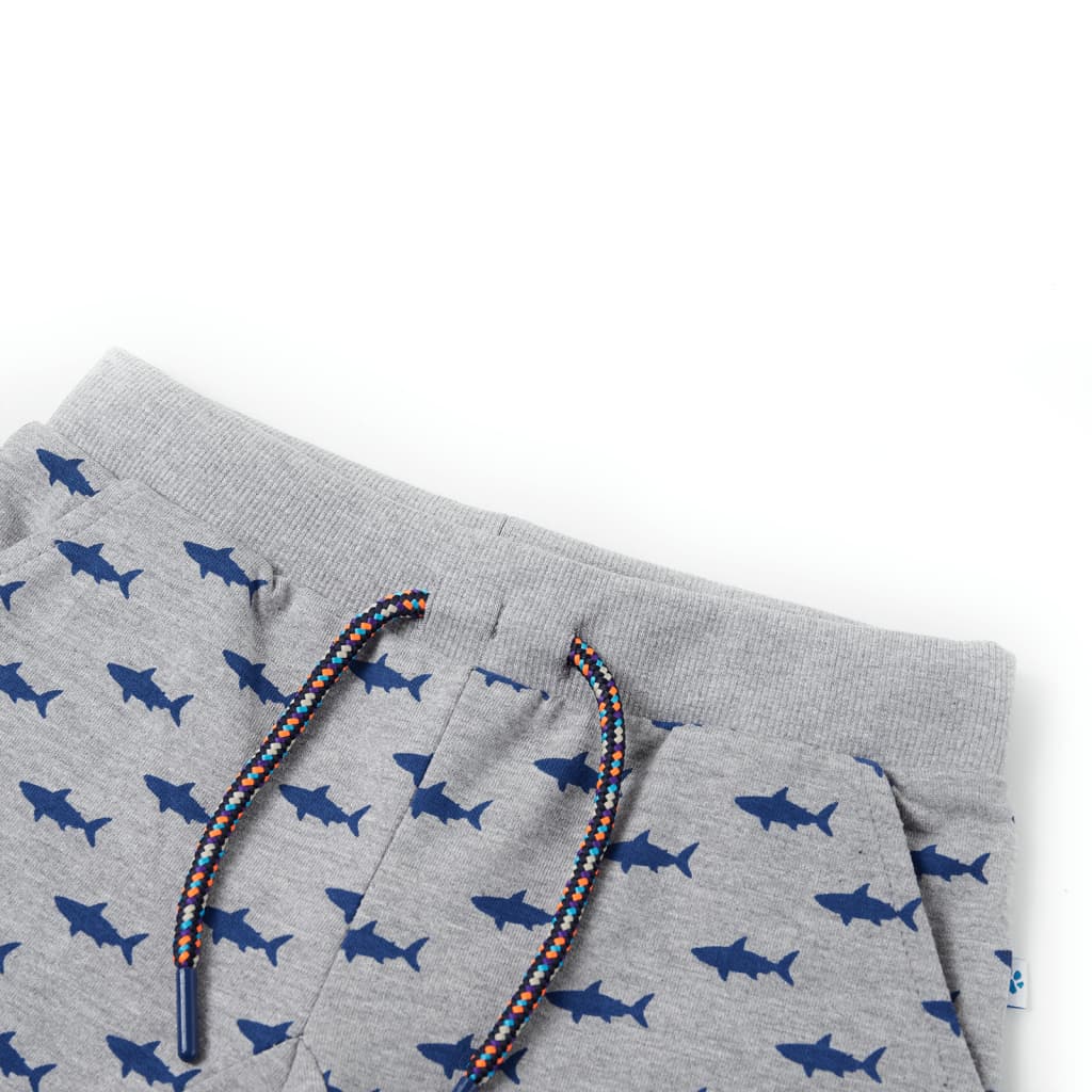 Kindershorts Mit Kordelzug Hellkhaki Melange 116
