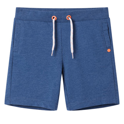 Kindershorts Mit Kordelzug Dunkel Melange 128