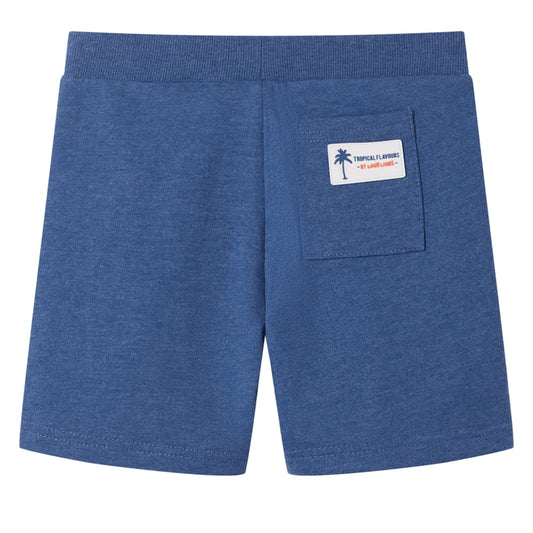 Kindershorts Mit Kordelzug Dunkel Melange 128