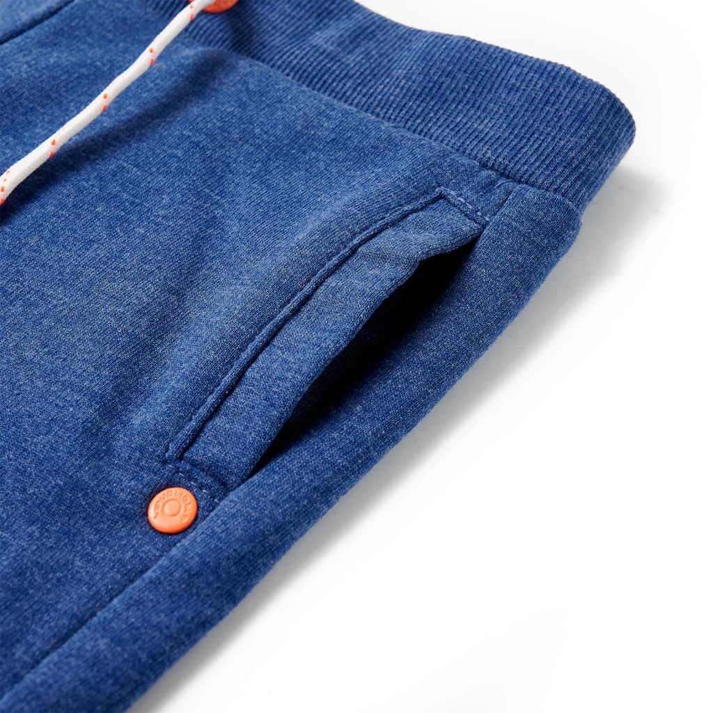 Kindershorts Mit Kordelzug Dunkel Melange 128
