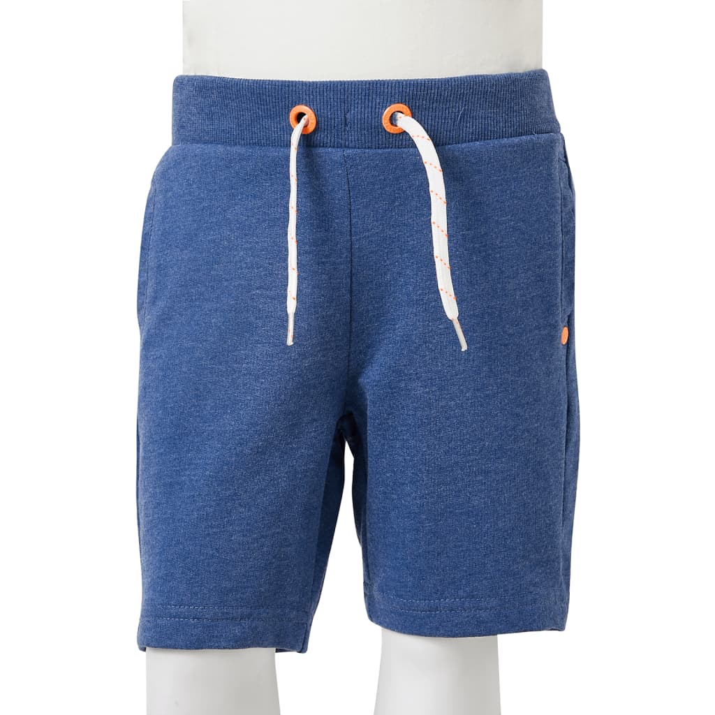 Kindershorts Mit Kordelzug Dunkel Melange 128