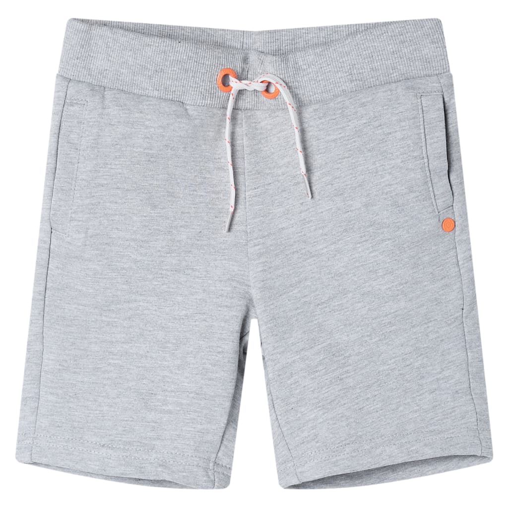 Kindershorts Mit Kordelzug Dunkel Melange 128