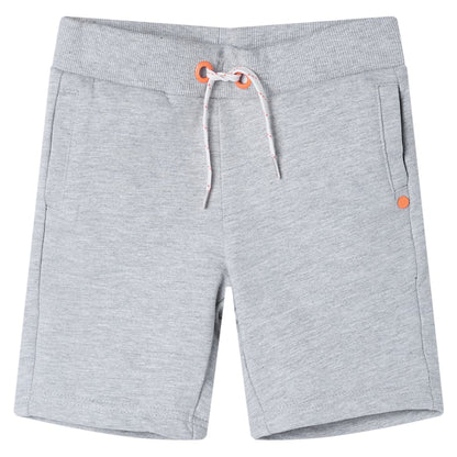 Kindershorts Mit Kordelzug Dunkel Melange 128