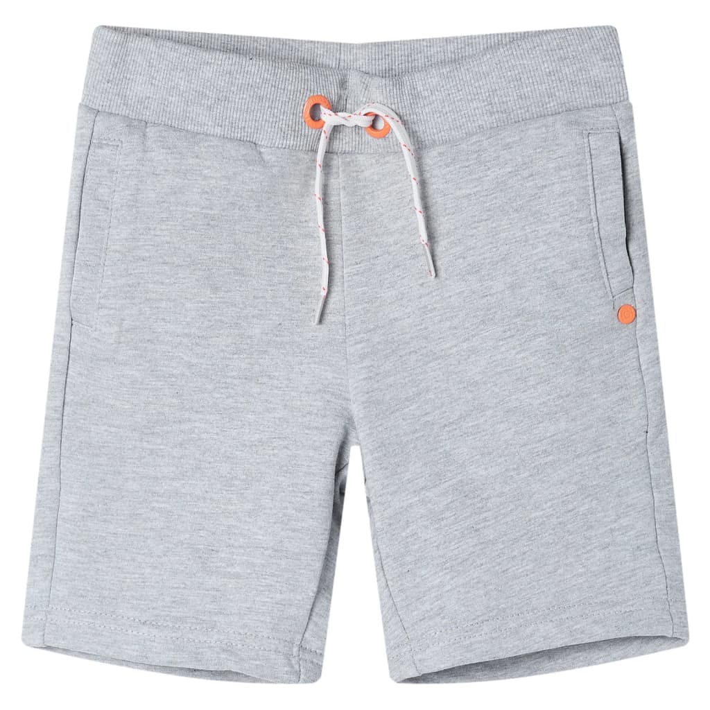 Kindershorts Mit Kordelzug Dunkel Melange 128