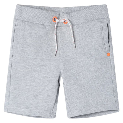 Kindershorts Mit Kordelzug Dunkel Melange 128