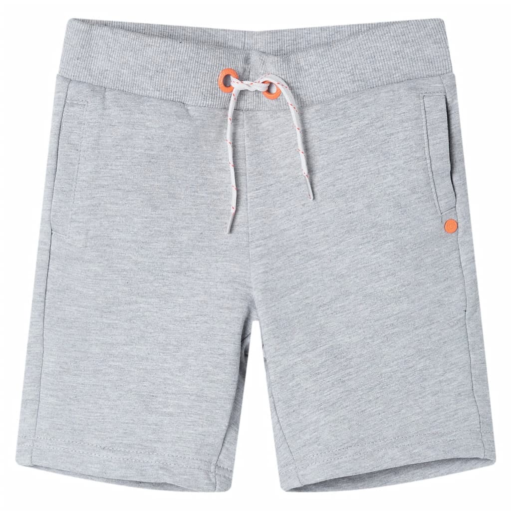Kindershorts Mit Kordelzug Dunkel Melange 128
