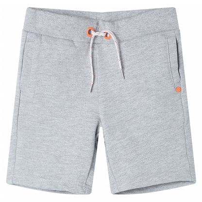 Kindershorts Mit Kordelzug Dunkel Melange 128