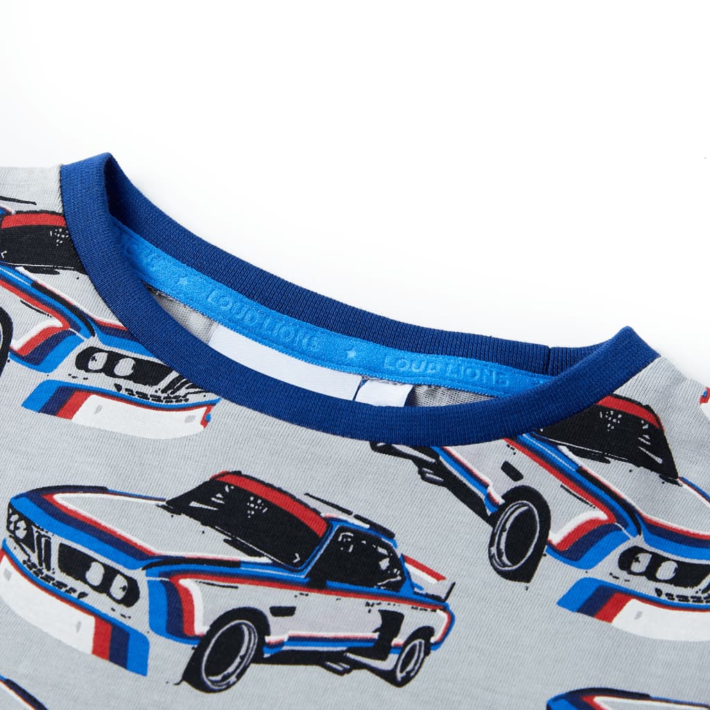 Kinderpyjama Mit Kurzen Ärmeln Grau 104