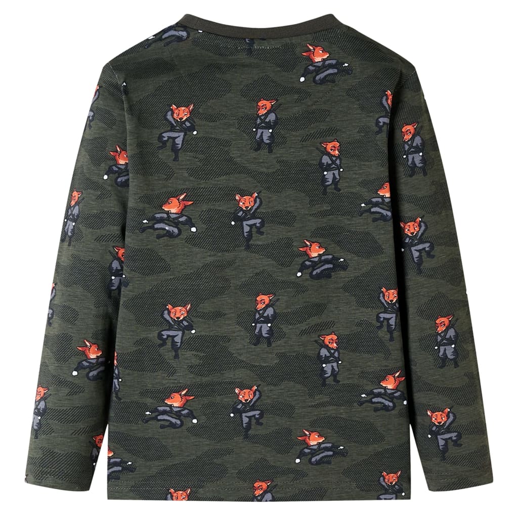 Kinderpyjama Mit Langen Ärmeln Khaki 92
