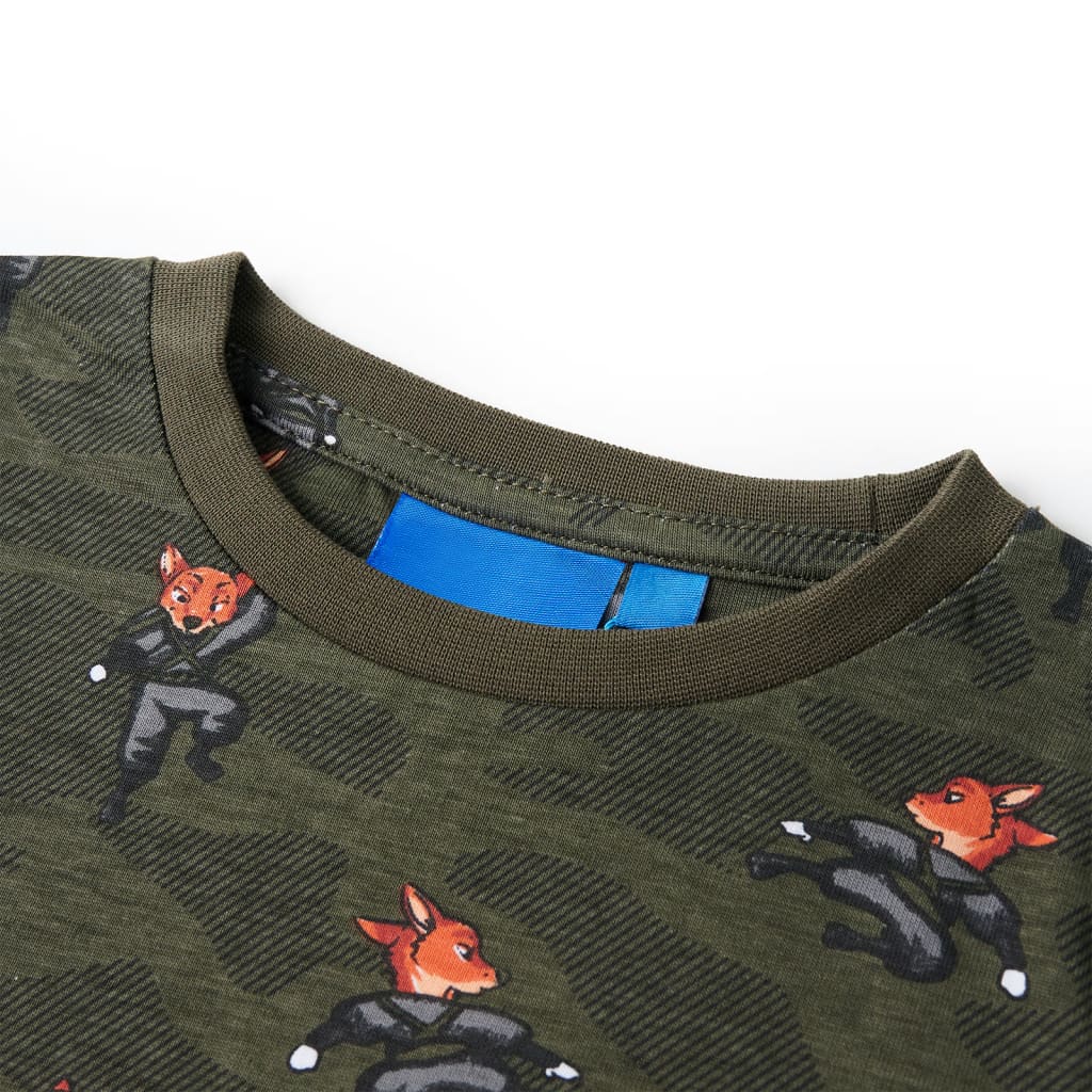 Kinderpyjama Mit Langen Ärmeln Khaki 92