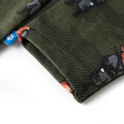 Kinderpyjama Mit Langen Ärmeln Khaki 92