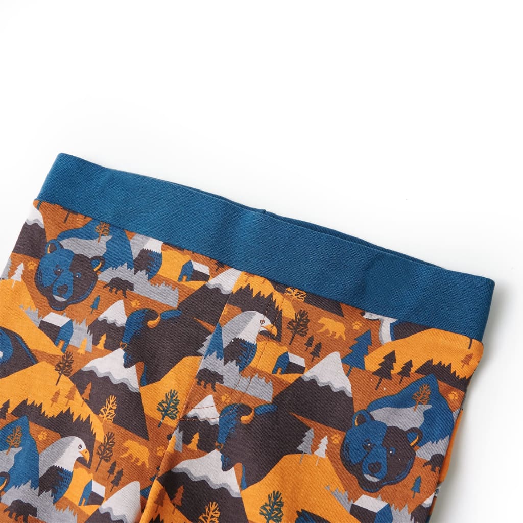 Kinderpyjama Mit Langen Ärmeln Cognac 104