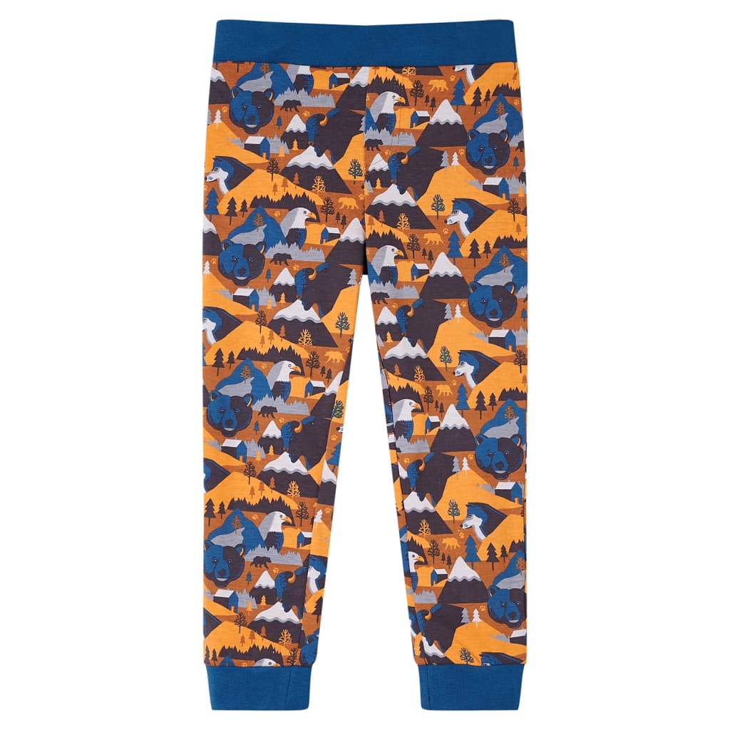 Kinderpyjama Mit Langen Ärmeln Cognac 104