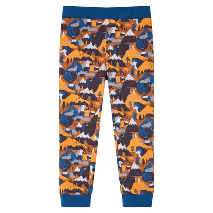Kinderpyjama Mit Langen Ärmeln Cognac 104