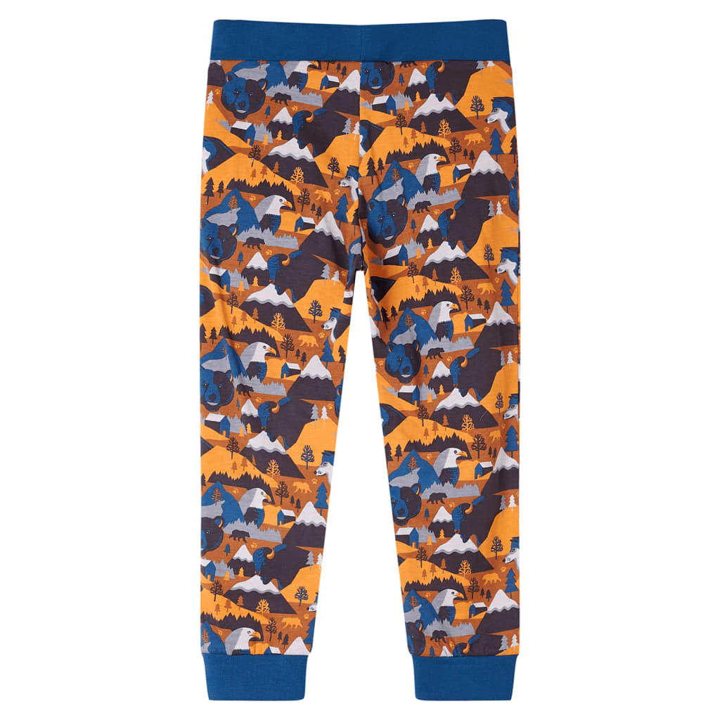 Kinderpyjama Mit Langen Ärmeln Cognac 104