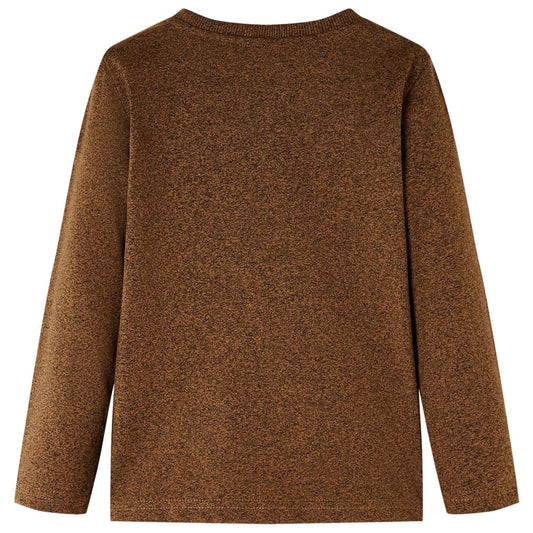Kinder-Langarmshirt Melange 104