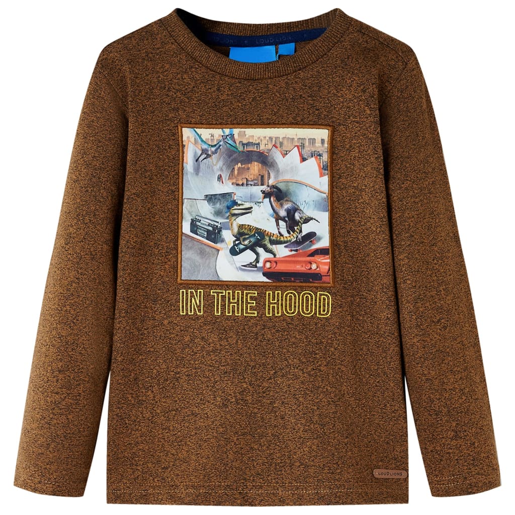 Kinder-Langarmshirt Melange 104