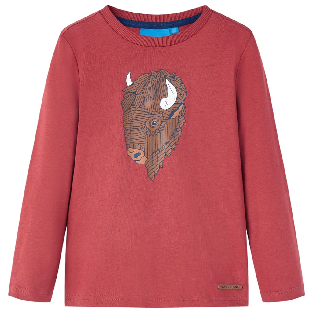 Kinder-Langarmshirt Dunkel 140