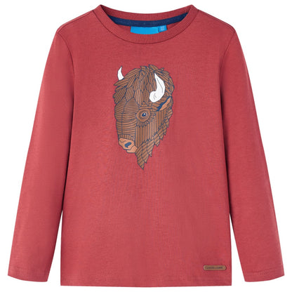 Kinder-Langarmshirt Dunkel 140