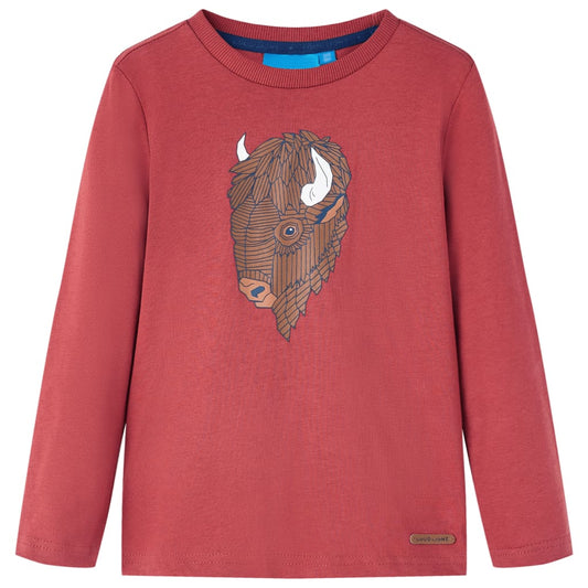 Kinder-Langarmshirt Dunkel 140